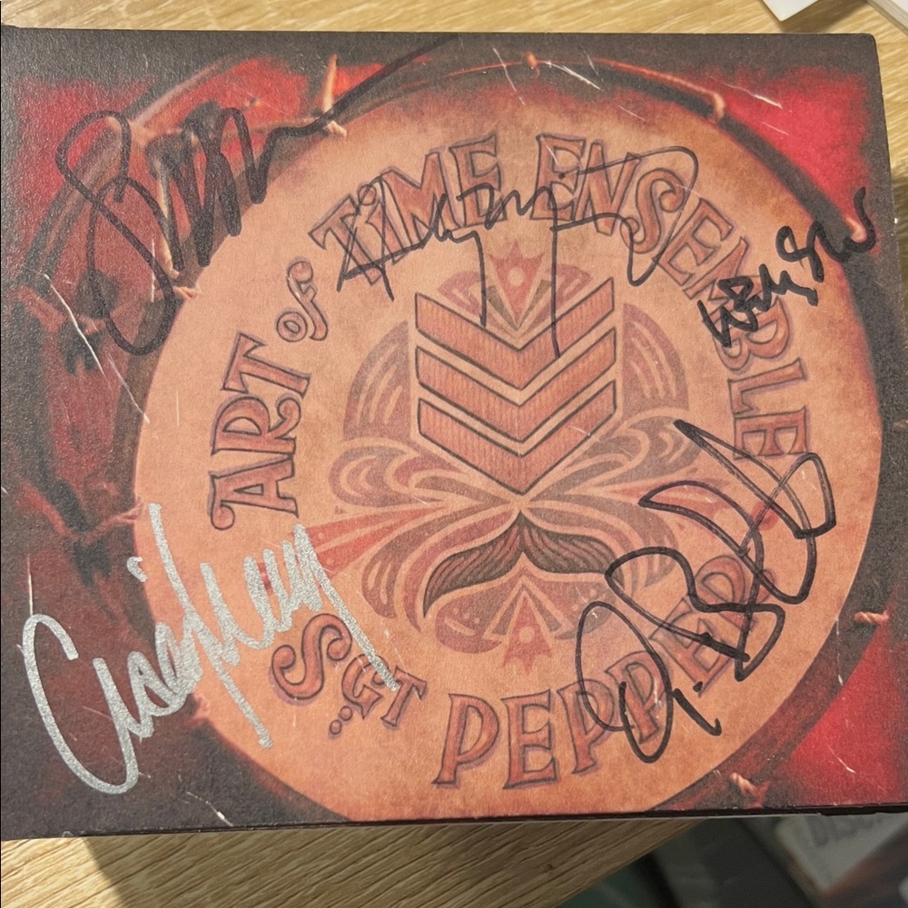 Art of Time Ensemble Signed Album Cover